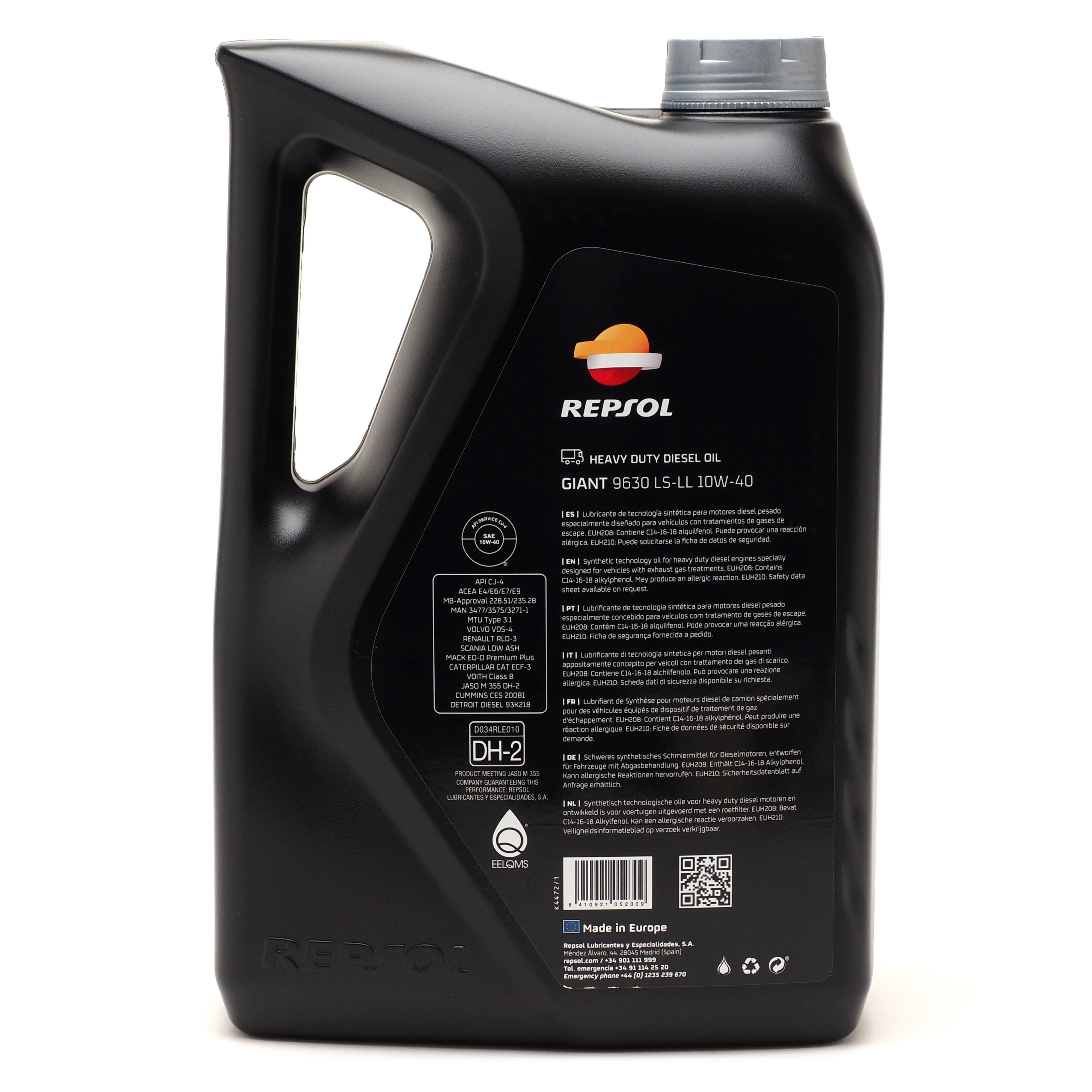 Repsol LKW/ NKW Motoröl GIANT 9630 LS-LL 10W-40 5 Liter